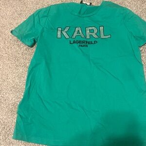 Green Karl Lagerfield shirt